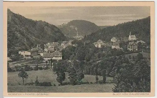 (34423) AK Berneck i. Fichtelgebirge, Blick vom Galgenberg, 1925