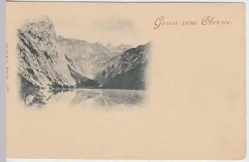 (34416) AK Gruss vom Obersee, vor 1905