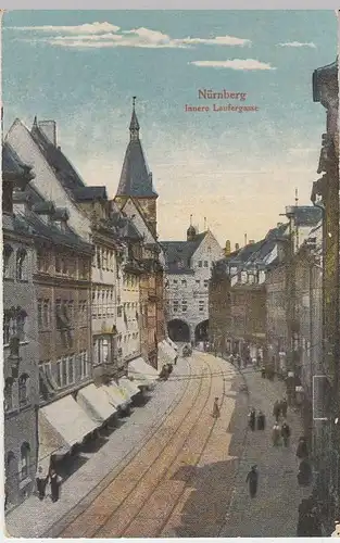 (34409) AK Nürnberg, Innere Laufergasse, 1924