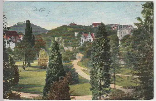 (34370) AK Eisenach, Kartausblick, 1909