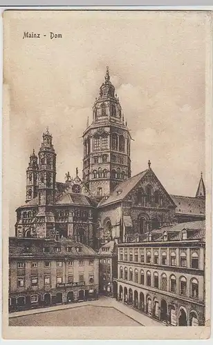 (34353) AK Mainz, Dom, 1923