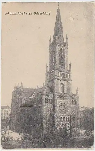 (34348) AK Düsseldorf, Johanniskirche, 1907