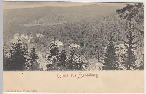 (34312) AK Gruss aus Bärenburg, vor 1905