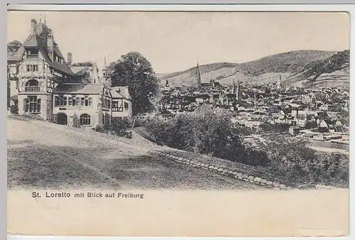 (34308) AK St. Loretto m. Blick auf Freiburg i.Br., um 1905