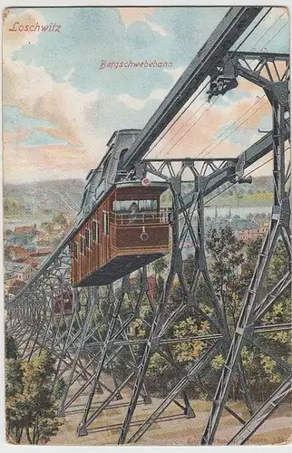 (34291) AK Loschwitz, Bergschwebebahn, 1903