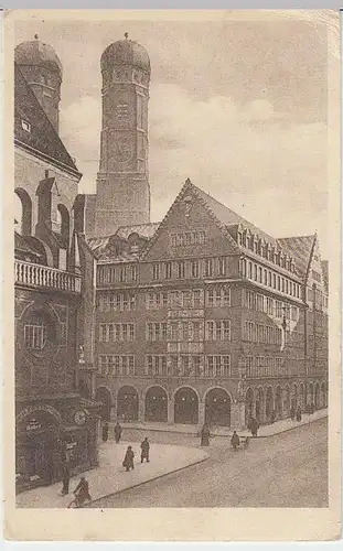 (34228) AK München, Kaufingerstraße, Feldpost 1918