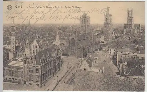 (34175) AK Gand, Gent, Stadtblick, Feldpost 1916