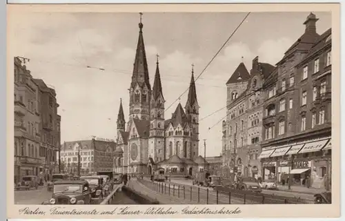 (9140) AK Berlin, Kaiser-Wilhelm-Gedächtniskirche, vor 1945