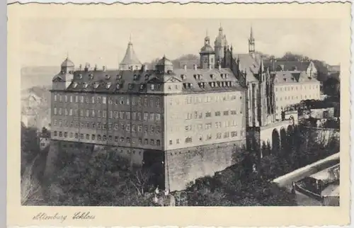 (34078) AK Altenburg (Thür.), Schloss, Bahnpost 1936