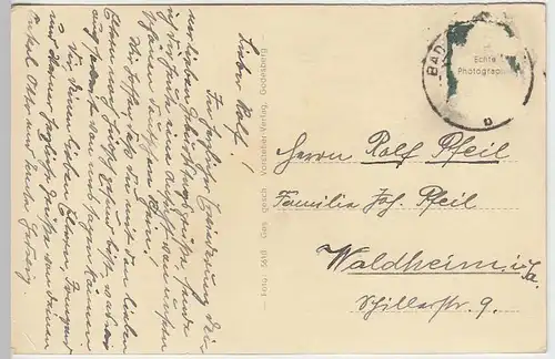 (34060) Foto AK Siebengebirge, Blick v. Bad Godesberg ü.d. Rhein, vor 1945