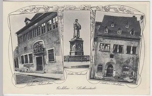(33994) AK Eisleben, Luther Geburtshaus, Denkmal, Sterbehaus, 1934
