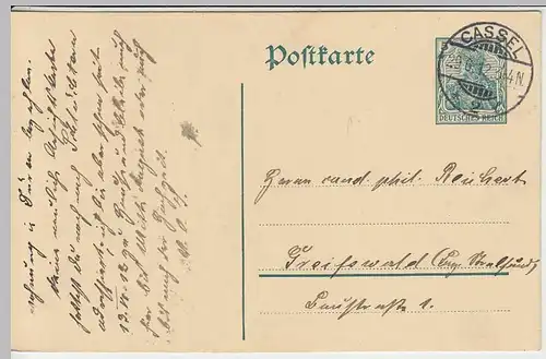 (33749) Ganzsache DR Cassel 1912