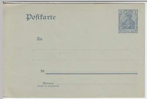 (33734) Ganzsache DR um 1900