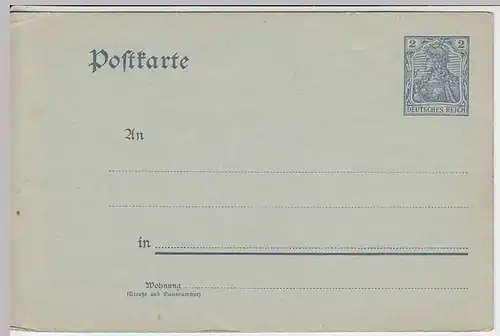 (33731) Ganzsache DR um 1900