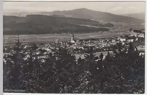 (33950) Foto AK Waldmünchen, Panorama, 1930