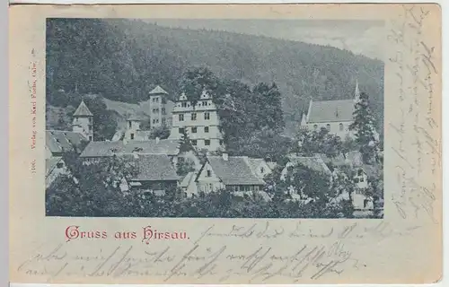 (33644) AK Gruss aus Hirsau, 1898