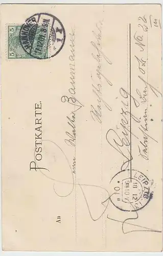 (33626) AK Hannover, geöffnetes Grab, 1901