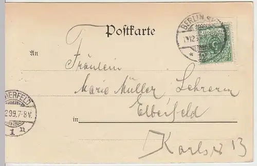 (33591) AK Gruss aus Berlin, Kgl. Zeughaus, Ruhmeshalle, 1899