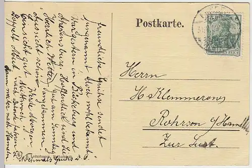 (33561) AK Porta Westfalica, Kaiser Wilhelm-Denkmal, 1909