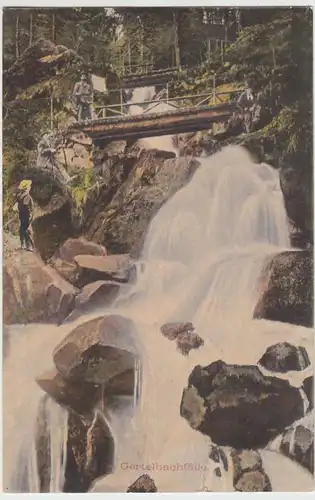 (33560) AK Gertelbachfälle, Bühlertal, 1908