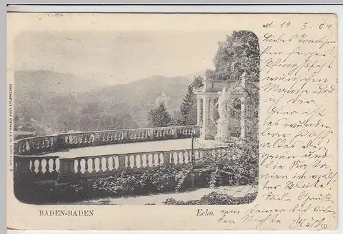 (33550) AK Baden-Baden, Echo, 1904