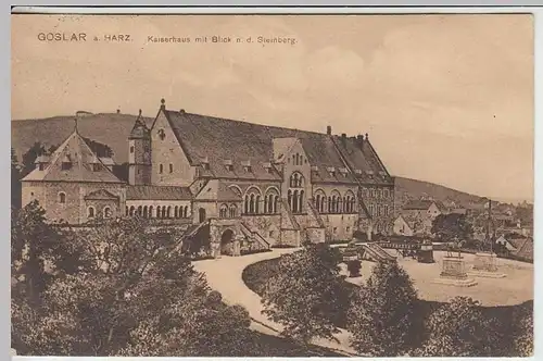 (33544) AK Goslar, Kaiserhaus, 1916