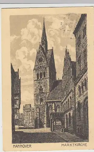 (33505) AK Hannover, Marktkirche, 1912