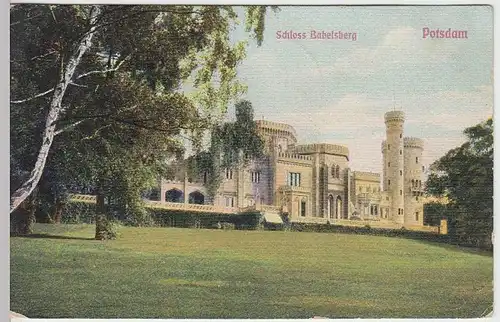(33499) AK Potsdam, Schloß Babelsberg, 1905
