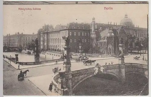 (33493) AK Berlin, Königliches Schloss, 1907