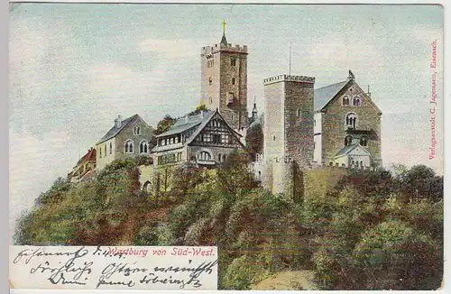 (33473) AK Eisenach, Wartburg, 1905