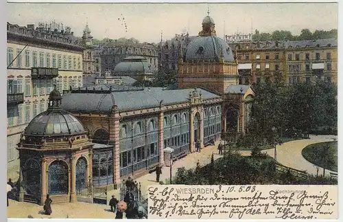 (33464) AK Wiesbaden, Kochbrunnen, 1903