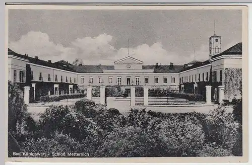 (33444) AK Bad Königswart, Lázne Kynzvart, Schloß Metternich, vor 1945