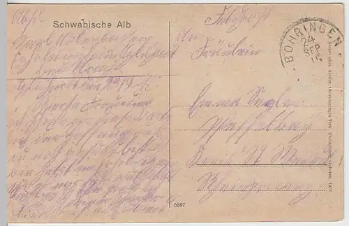 (33430) AK Schwäbische Alb, Mehrbildkarte, Feldpost 1915