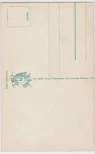 (33377) AK Schneekoppe, Gipfelgebäude, Wetterwarte, 1911