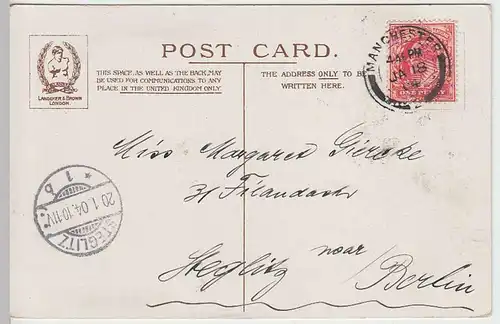 (33374) AK kurzes Männlein m. engl. Spruch "I am getting very short" 1904