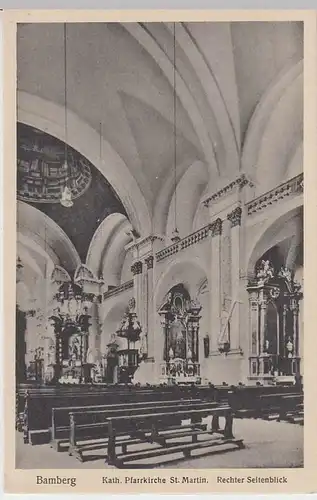 (33159) AK Bamberg, Kath. Pfarrkirche St.Martin, Inneres, vor 1945
