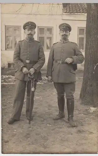 (33155) Foto AK Soldaten 1.WK, Feldpost 1914-18
