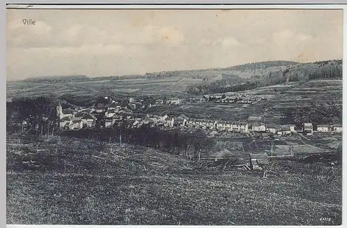 (33140) AK Ville (Frankreich), Feldpostkarte 1915