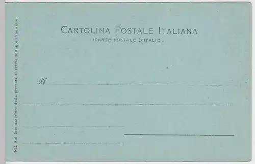 (33057) AK Bordighera, Villa Garnier, Mondscheinkarte, vor 1905