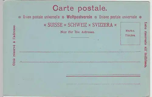 (33048) AK Geneve, Genf, Totale, Mondscheinkarte, vor 1905