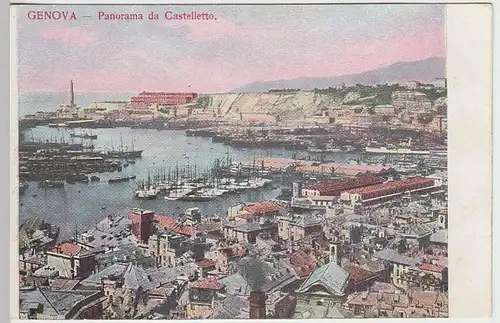 (32980) AK Genua, Genova, Panorama, vor 1945