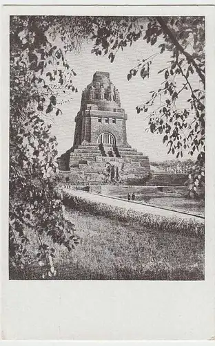 (32867) AK Leipzig, Völkerschlachtdenkmal, vor 1945