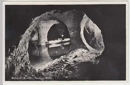 (32833) Foto AK Walldorf (Werra), Sandsteinhöhle