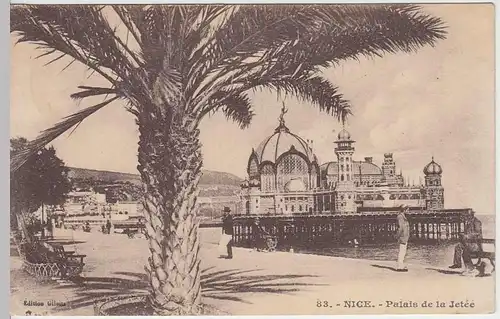 (32818) AK Nizza, Nice, Palais de la Jetée, vor 1945