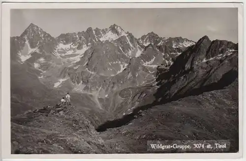 (32687) Foto AK Wildgrat-Gruppe, Tirol, 1939