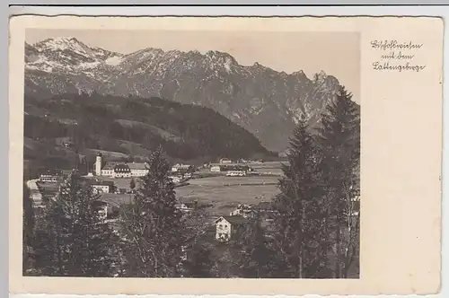 (32674) Foto AK Bischofswiesen m. Lattengebirge 1937