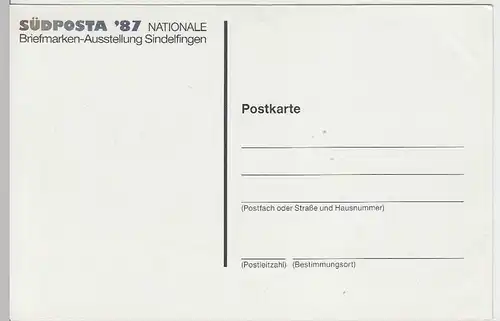(32621) AK Gruss vom Sängerfest, Nachdruck zur Südposta 1987
