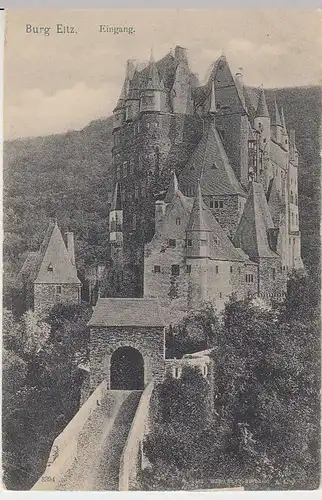 (32610) AK Wierschem, Burg Eltz, Eingang, vor 1945