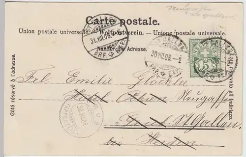 (32486) AK "Frisches Wasser", Mutter mit Kind an Tränke, 1906