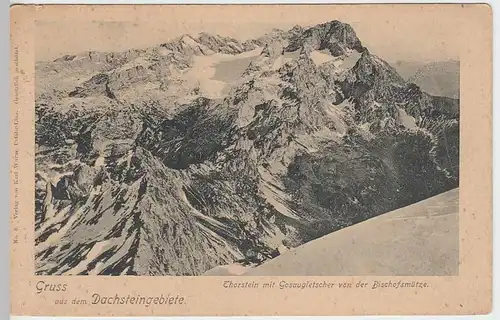 (32479) AK Gruss a. d. Dachsteingebiete, Thorstein m. Gosaugletscher